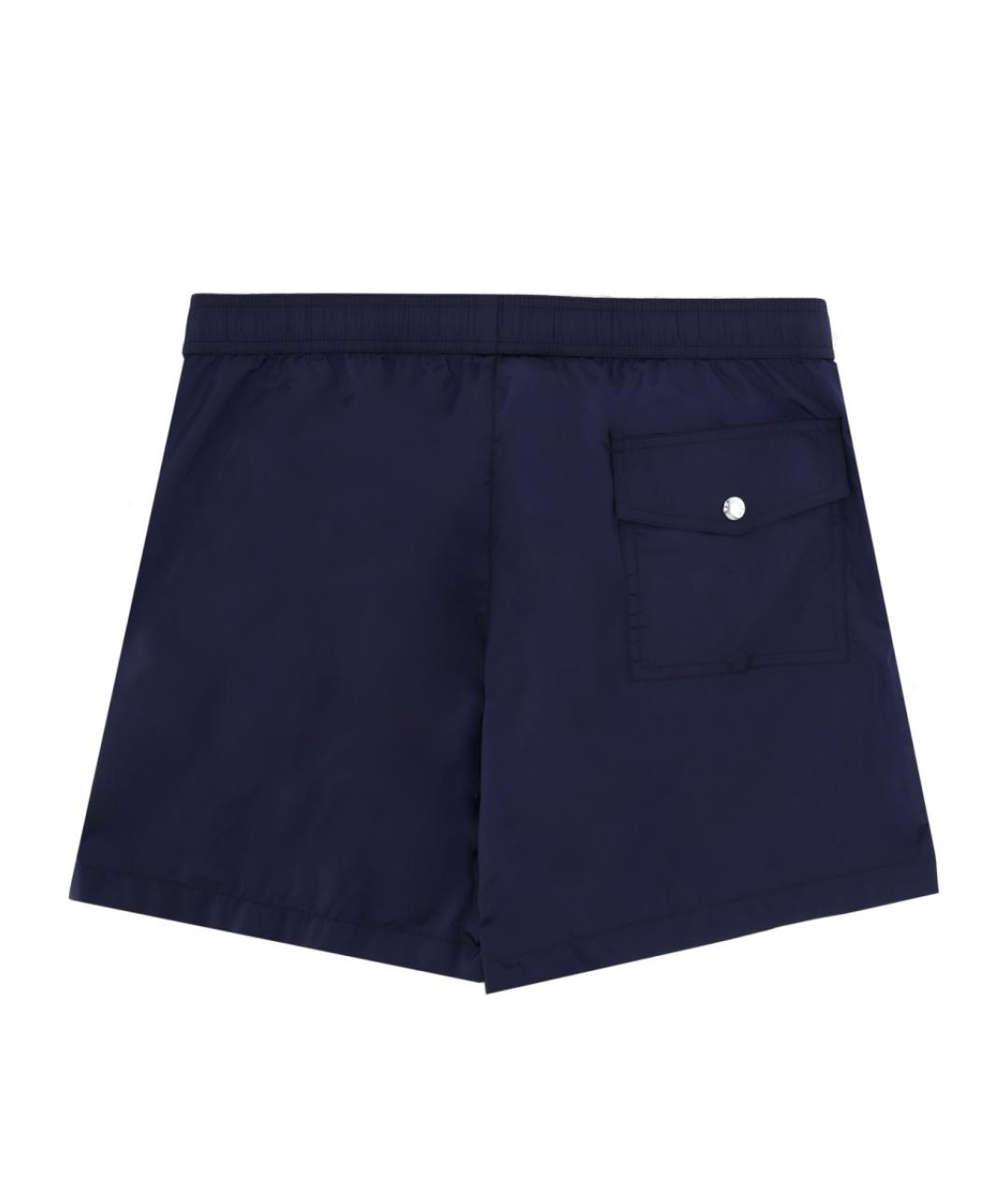 MONCLER Синие полиамидовые плавки, фото 2