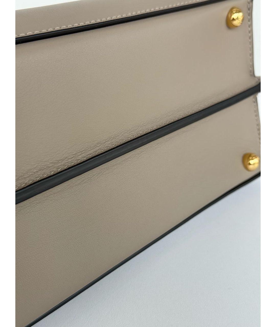 FENDI Кожаная сумка с короткими ручками, фото 6