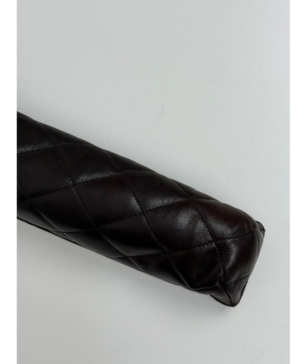 CHANEL Черная кожаная сумка через плечо, фото 5