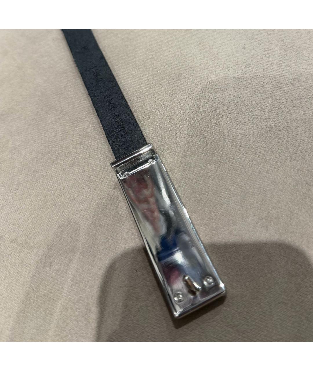 RALPH LAUREN Черный кожаный ремень, фото 2