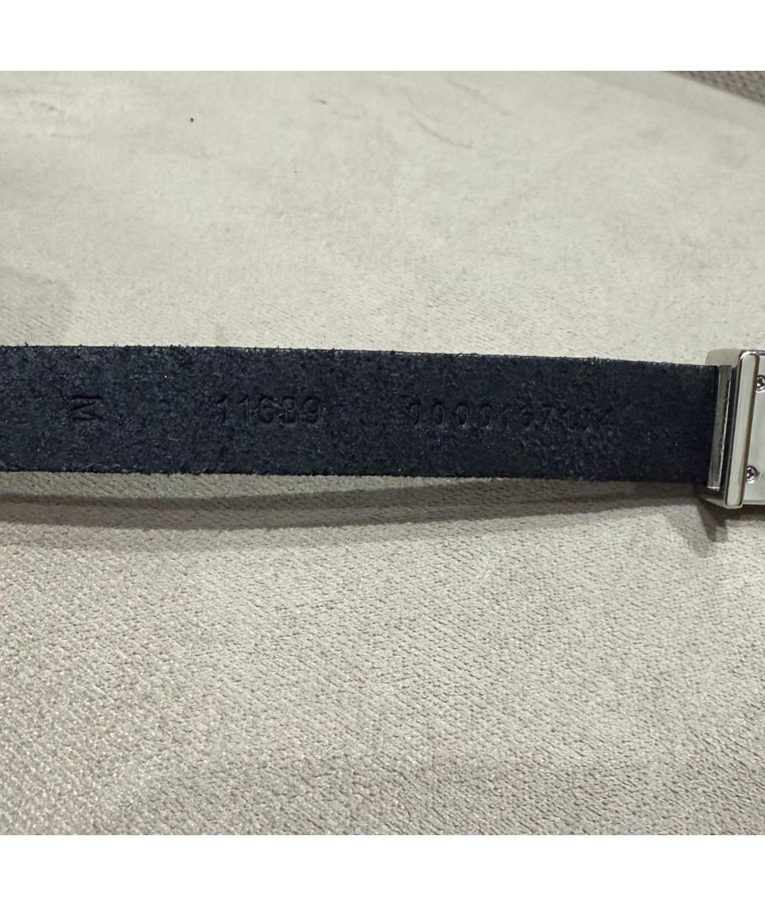 RALPH LAUREN Черный кожаный ремень, фото 6