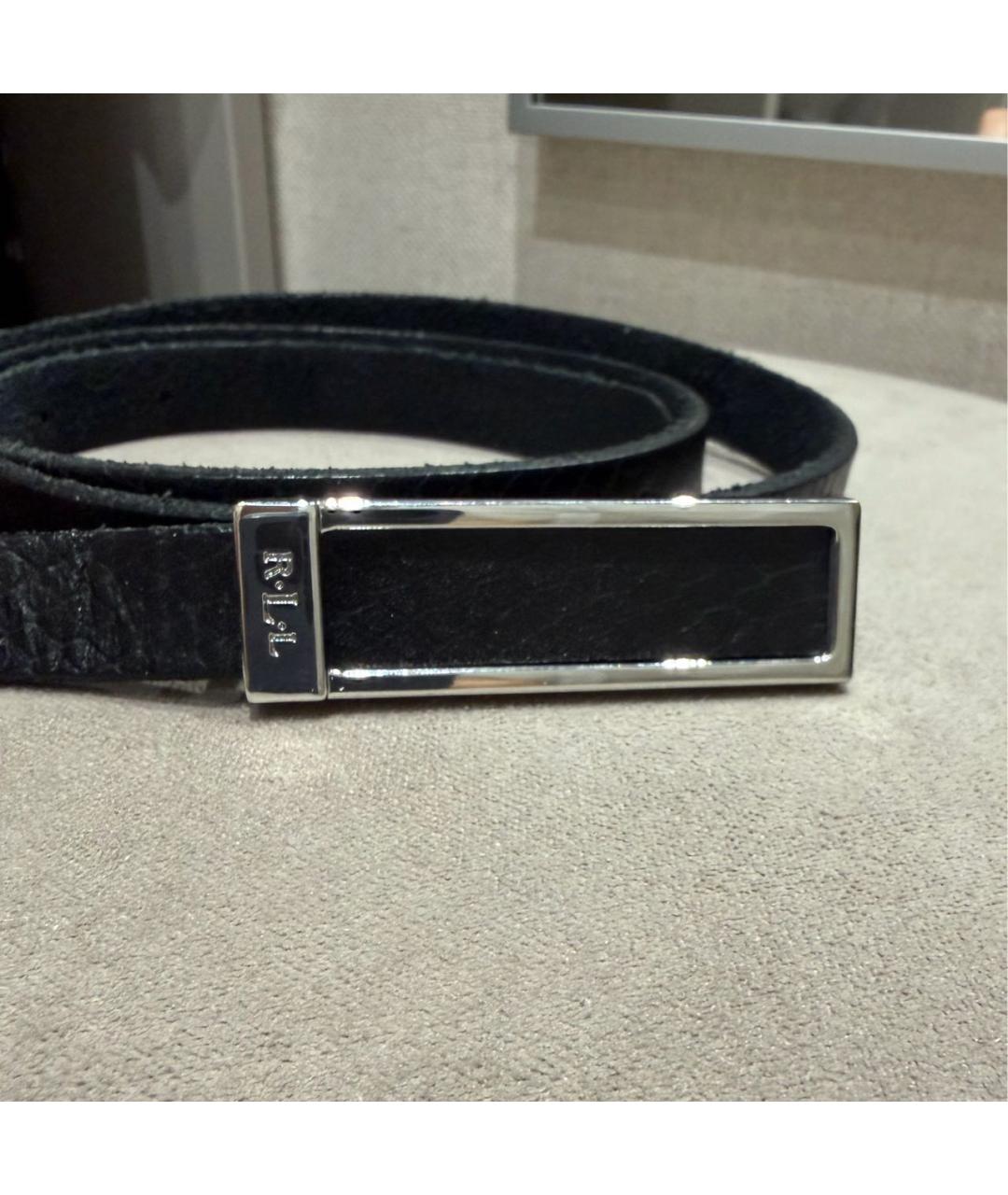 RALPH LAUREN Черный кожаный ремень, фото 4