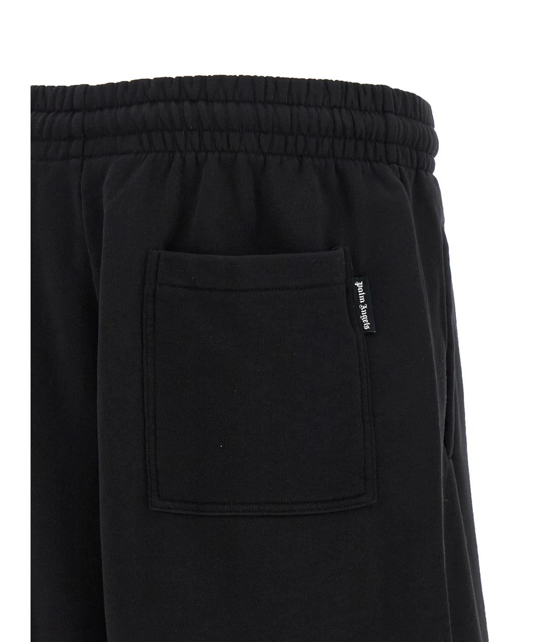 PALM ANGELS Черные хлопковые шорты, фото 2