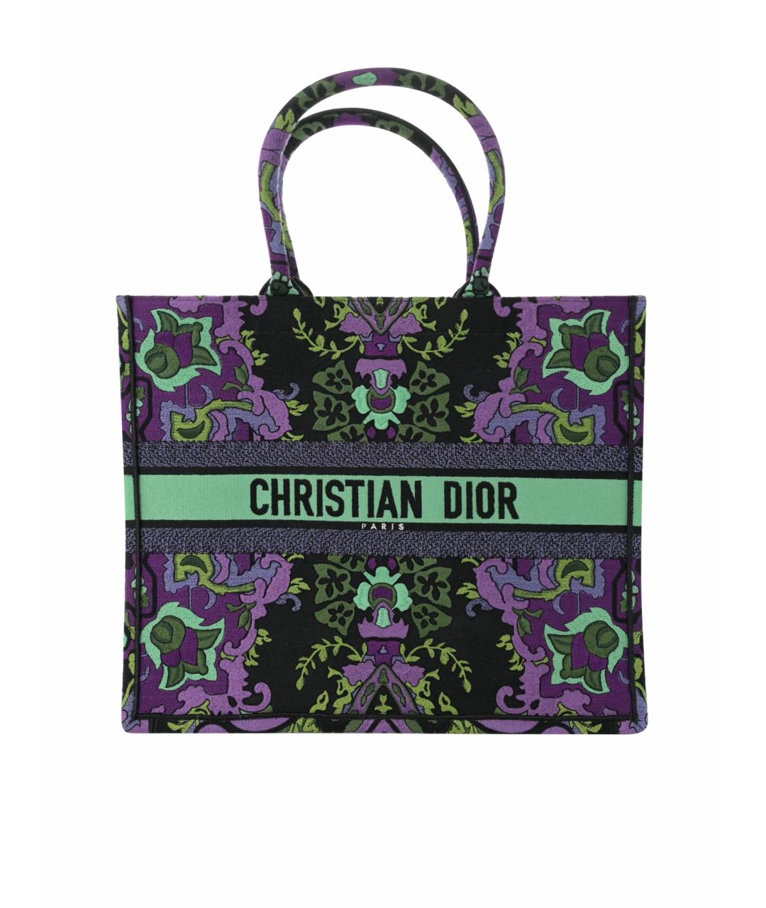 CHRISTIAN DIOR Мульти жаккардовая сумка тоут, фото 1