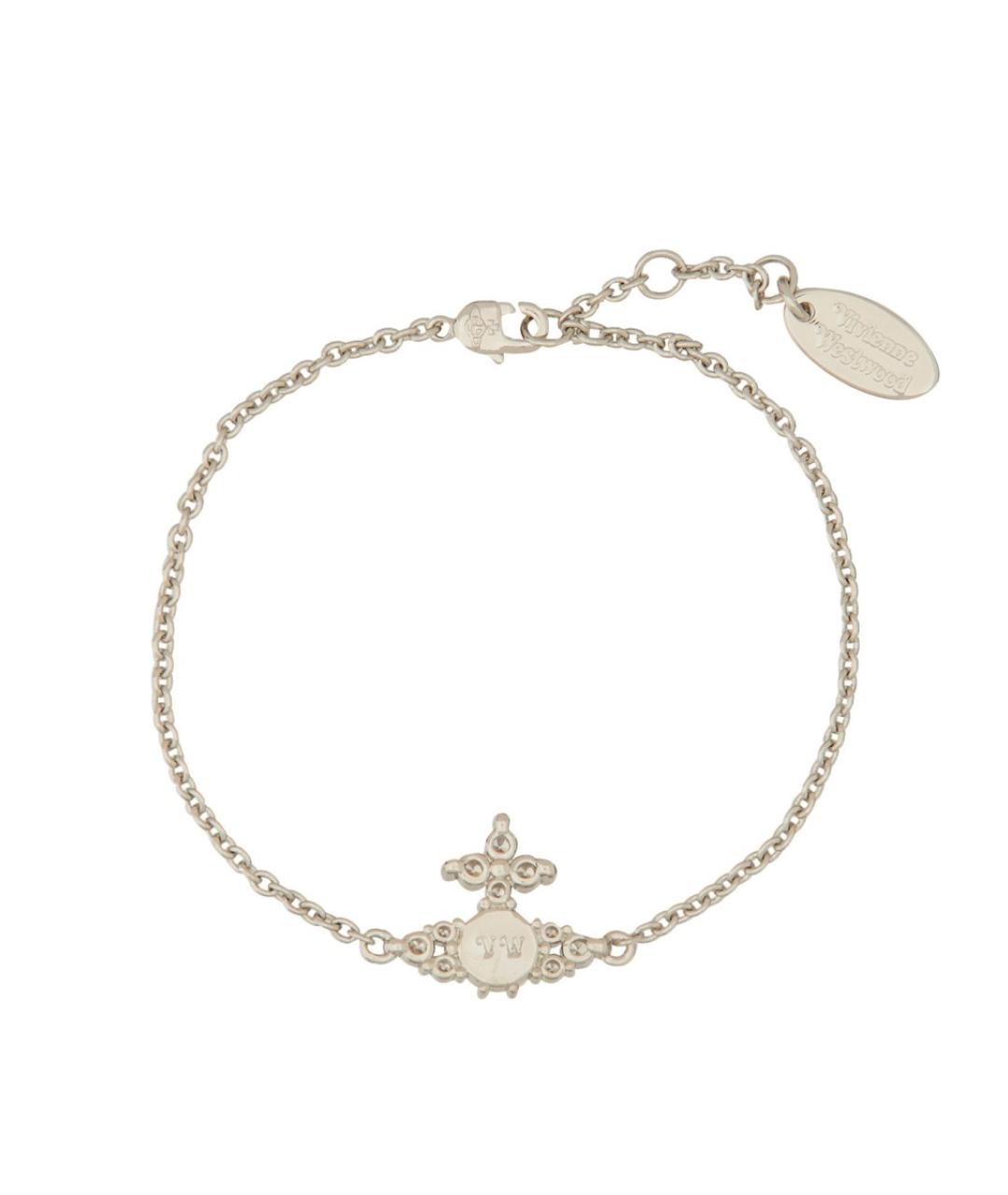 VIVIENNE WESTWOOD Серебрянный металлический браслет, фото 2