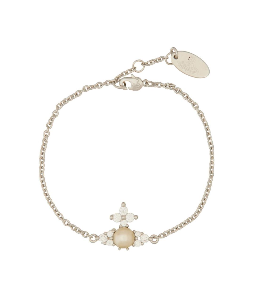 VIVIENNE WESTWOOD Серебрянный металлический браслет, фото 1