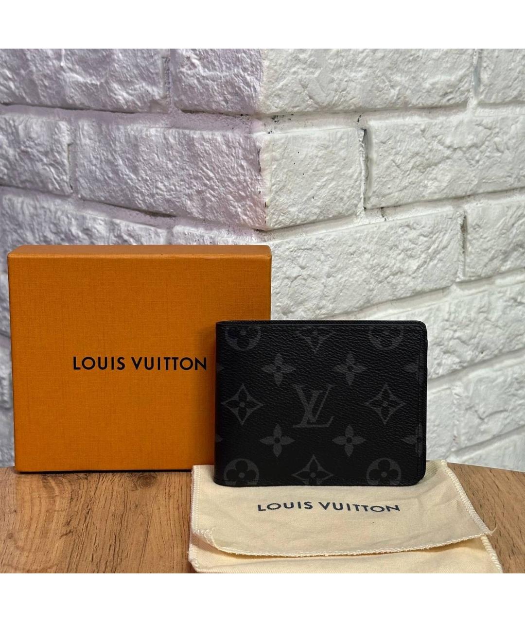 LOUIS VUITTON Черный кошелек, фото 2
