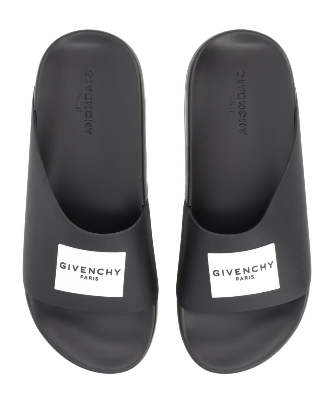 GIVENCHY Черные шлепанцы, фото 6