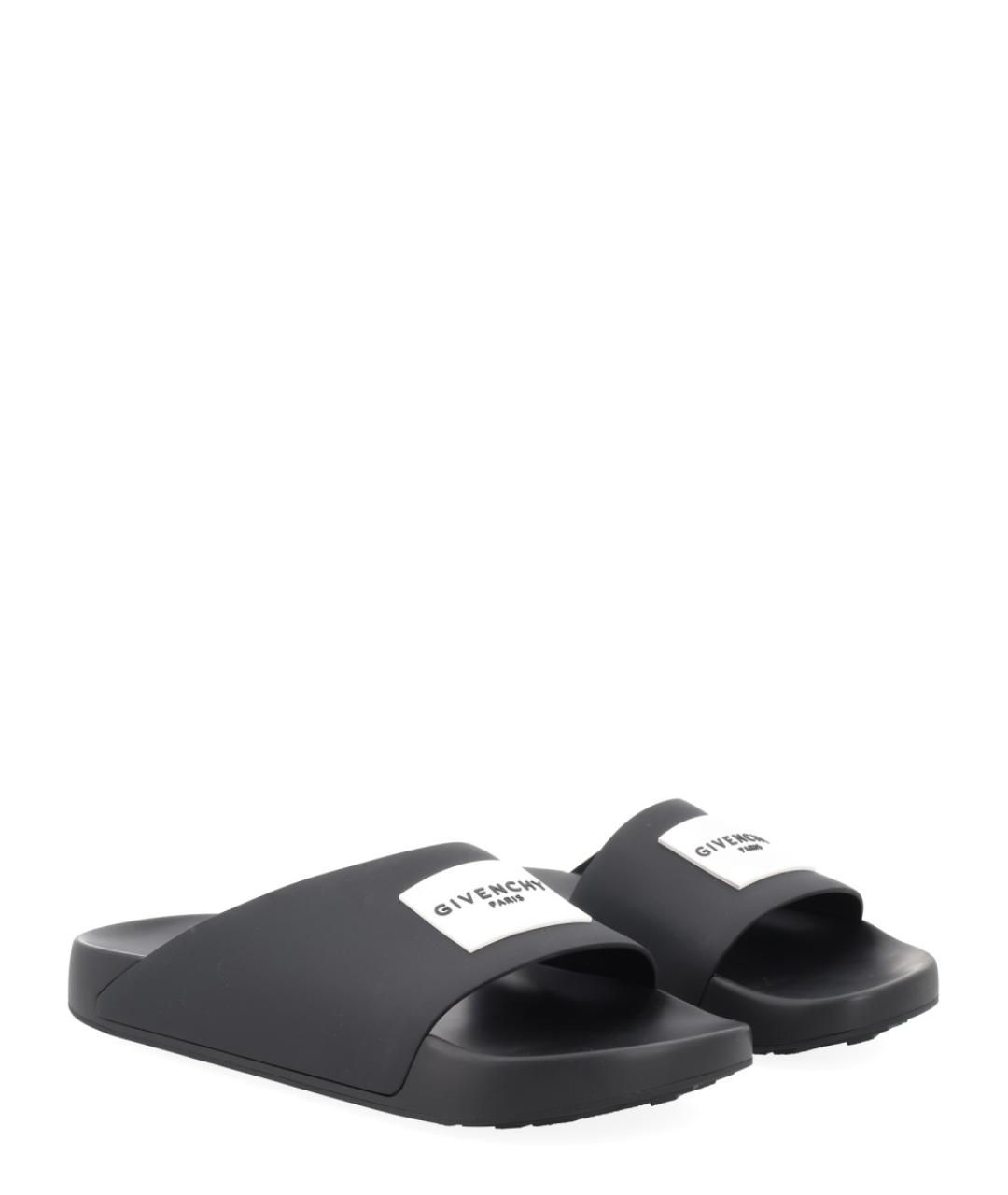 GIVENCHY Черные шлепанцы, фото 2