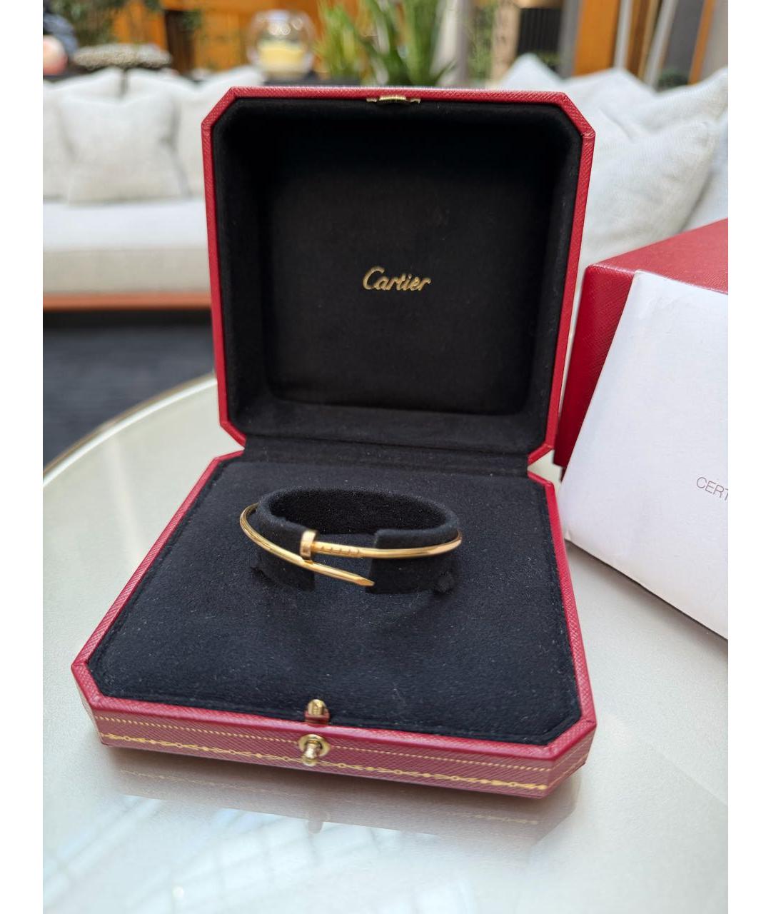 CARTIER Золотой браслет из желтого золота, фото 4