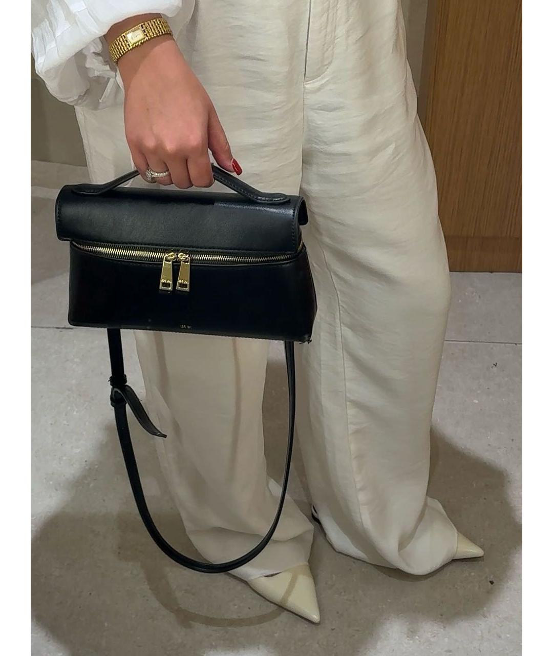 JW PEI Черная сумка с короткими ручками из искусственной кожи, фото 5