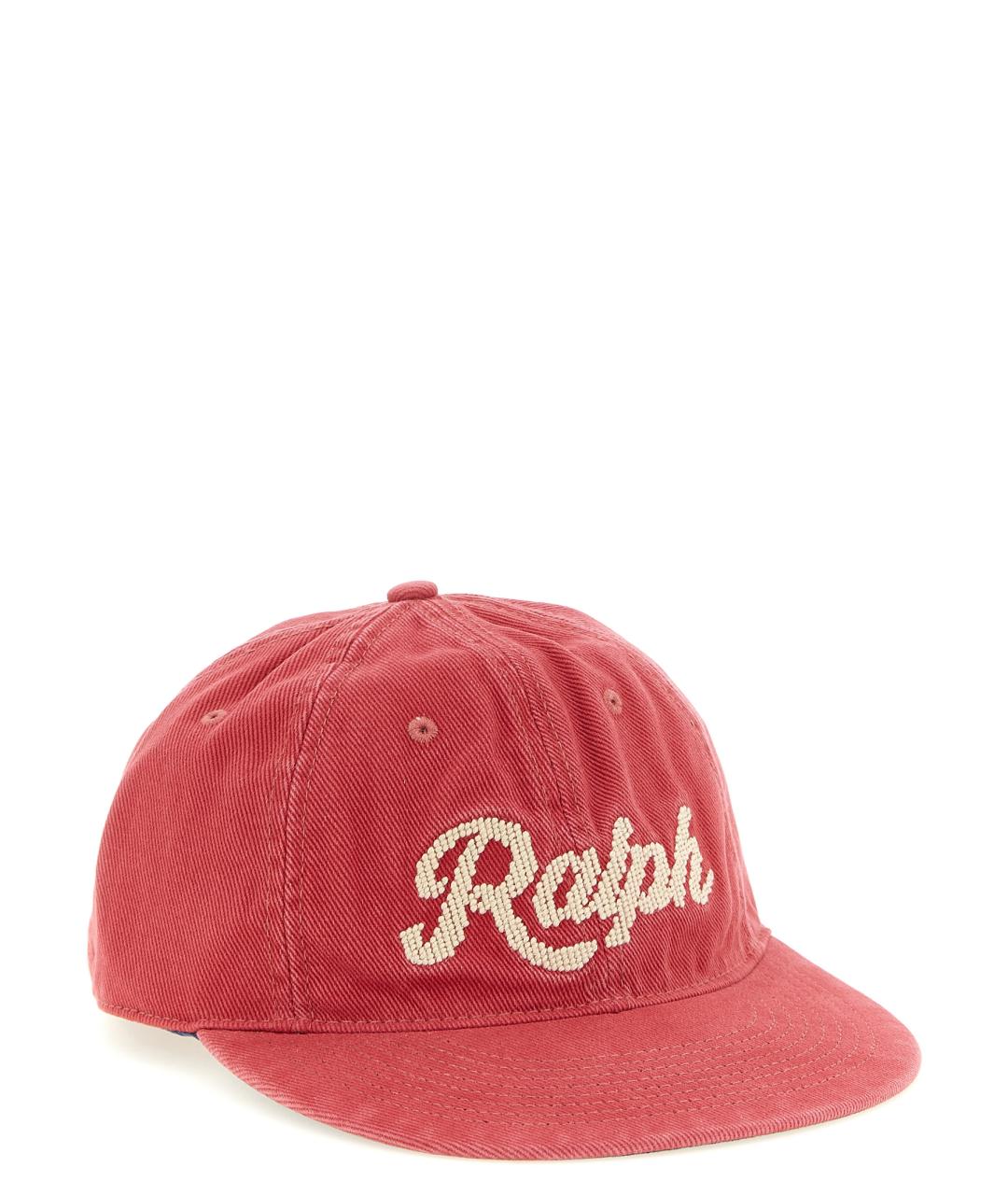 POLO RALPH LAUREN Красная хлопковая кепка/бейсболка, фото 2