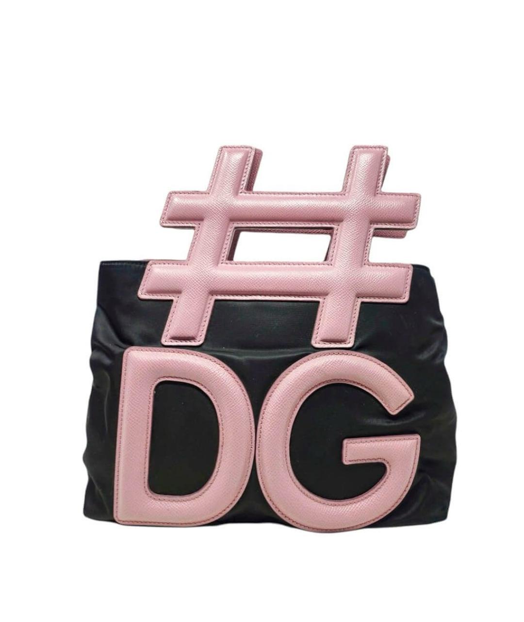 DOLCE&GABBANA Черная сумка с короткими ручками, фото 9