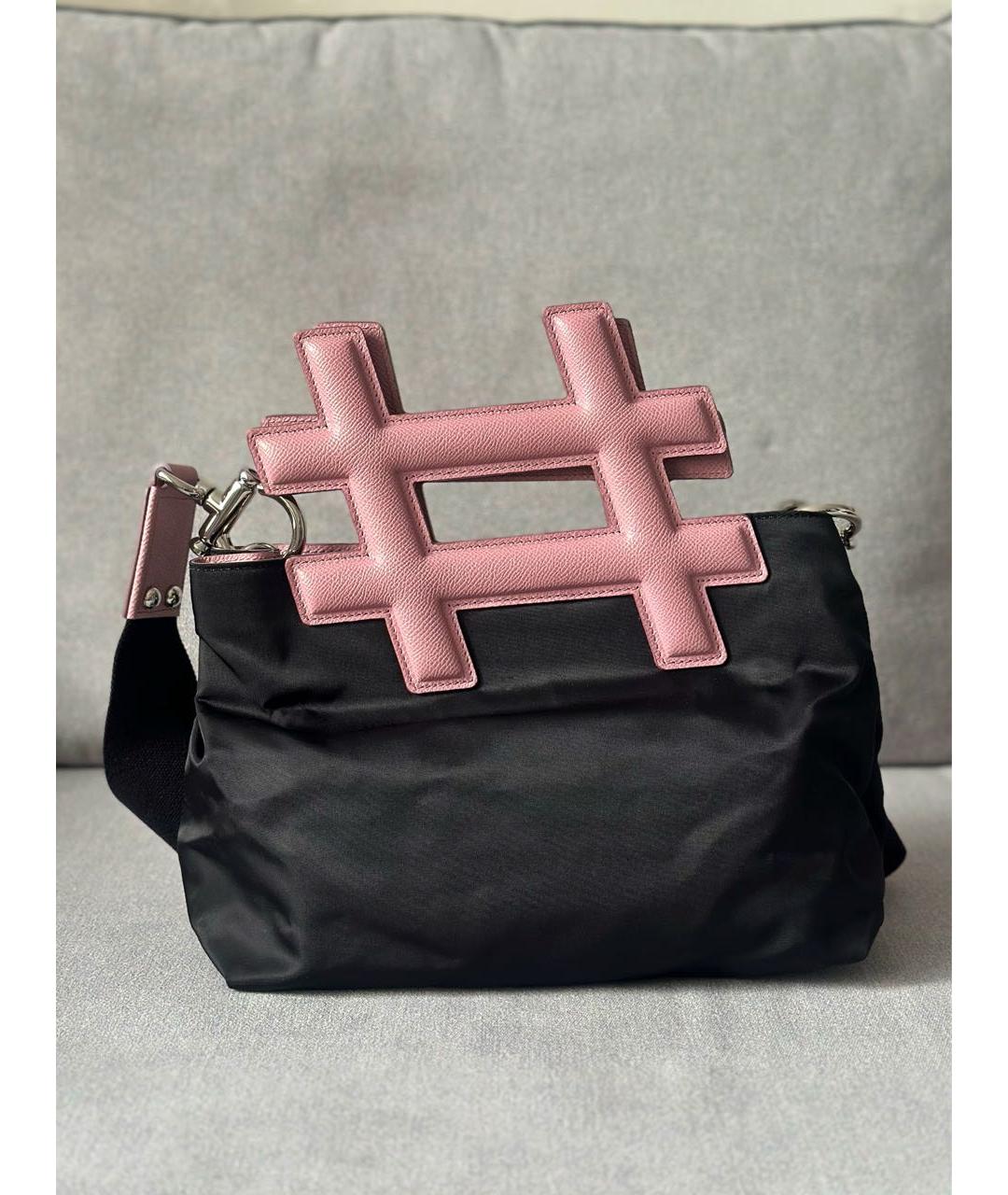 DOLCE&GABBANA Черная сумка с короткими ручками, фото 4