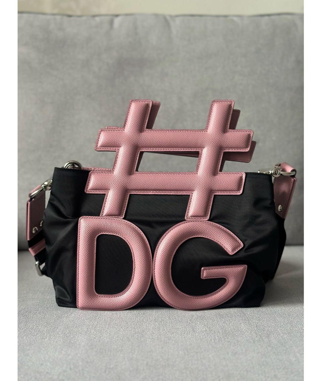 DOLCE&GABBANA Черная сумка с короткими ручками, фото 3