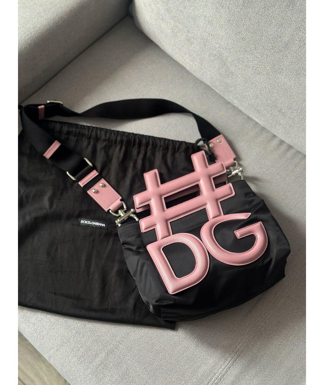 DOLCE&GABBANA Черная сумка с короткими ручками, фото 2