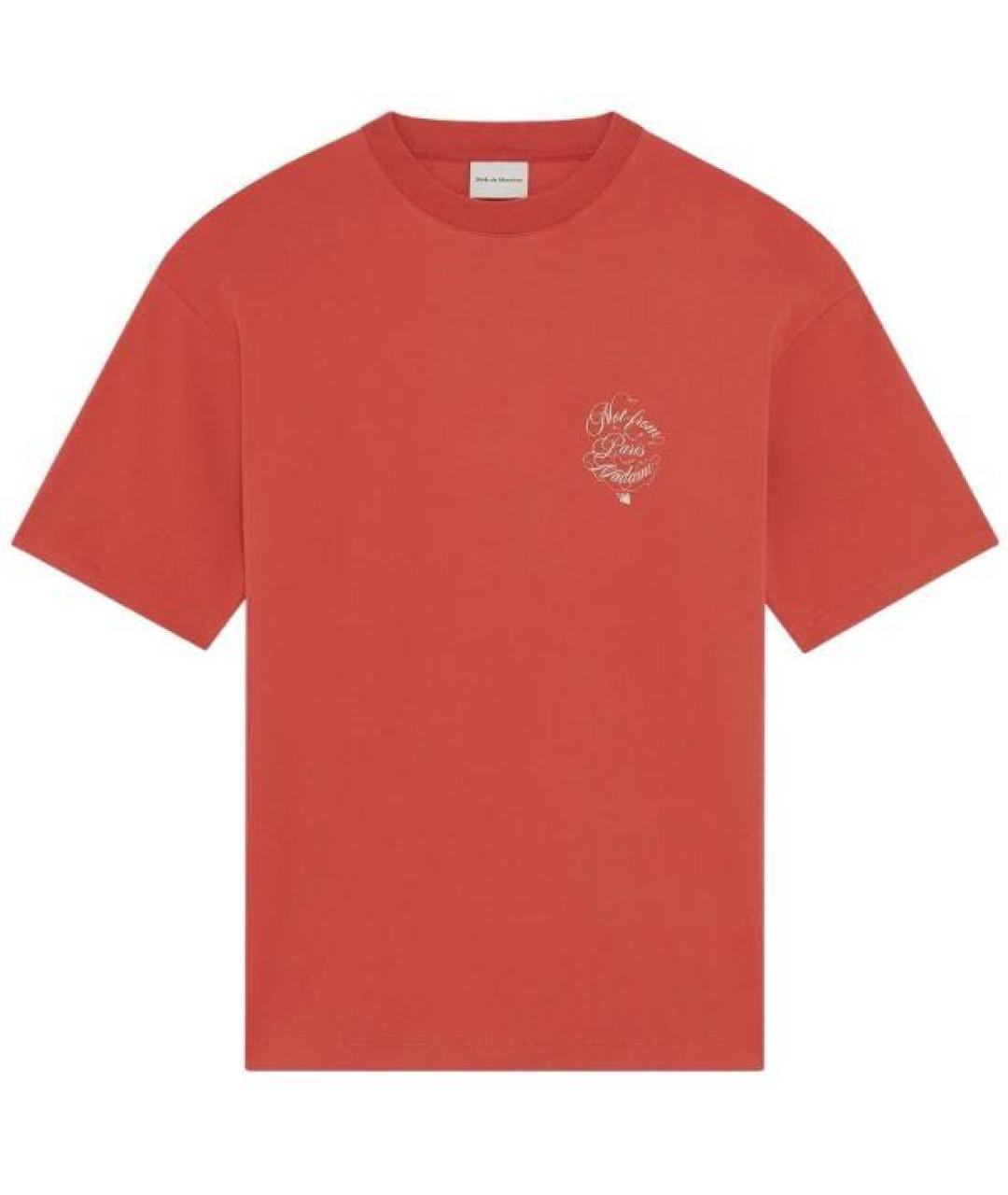 Drole de Monsieur Красная хлопковая футболка, фото 1