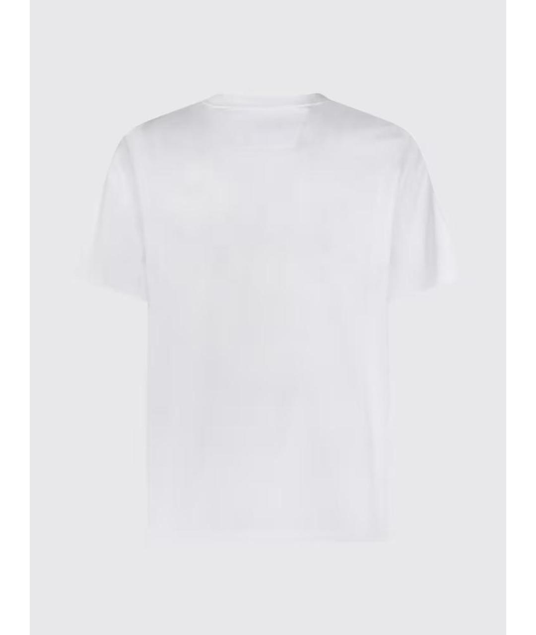 CP COMPANY Белая хлопковая футболка, фото 2