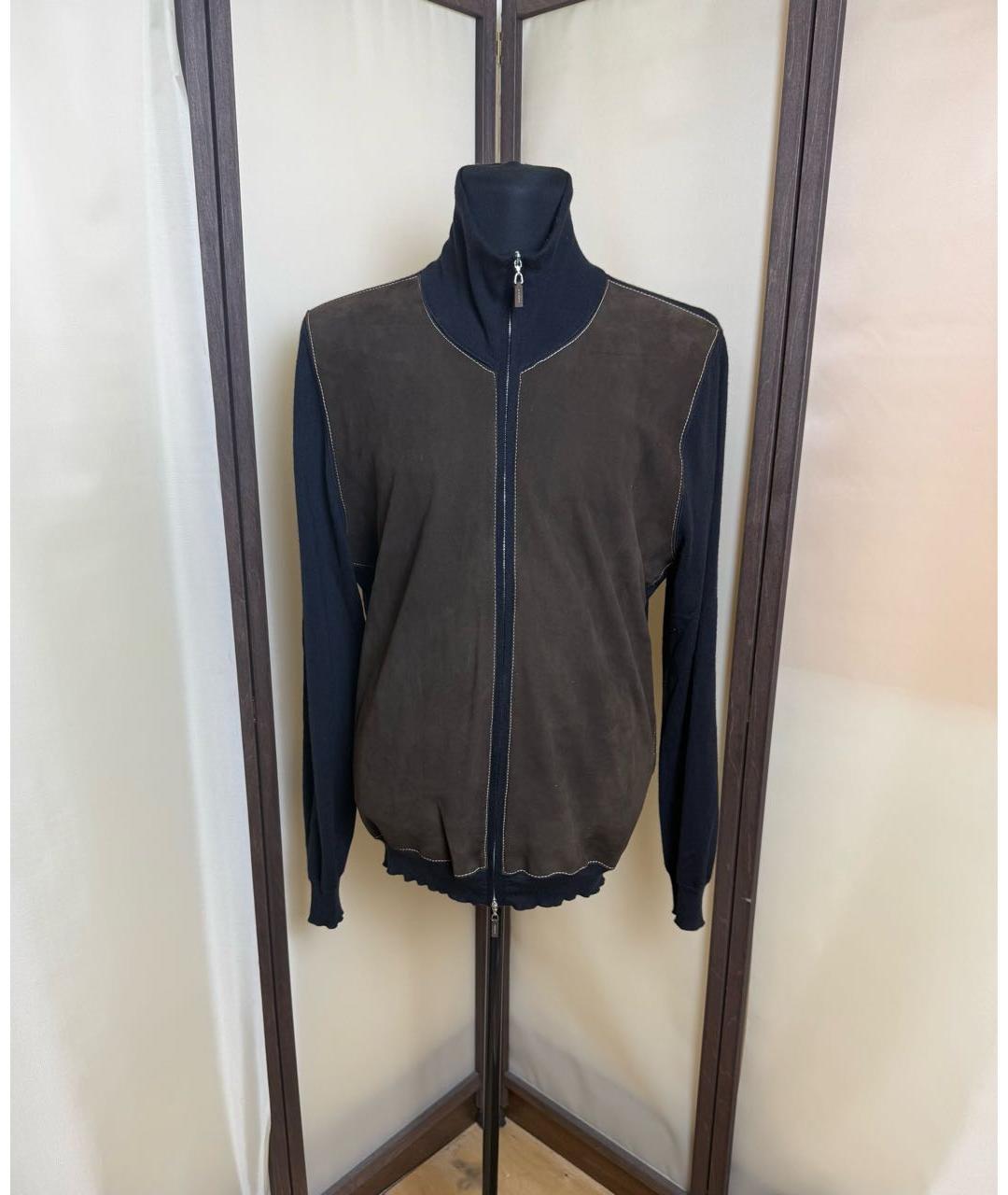 SVEVO Коричневый кашемировый кардиган, фото 5