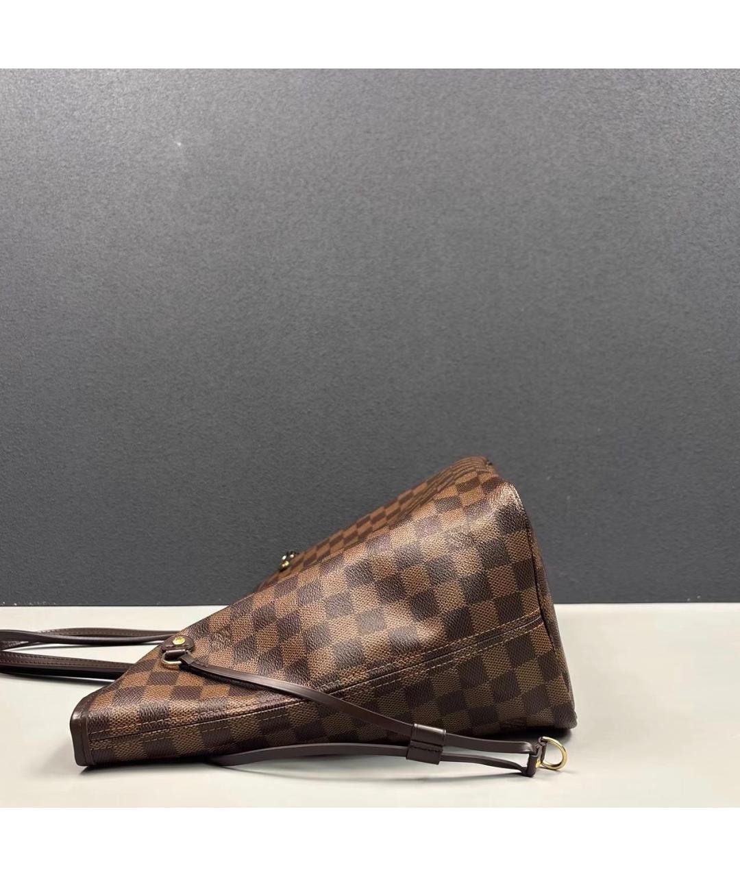 LOUIS VUITTON Коралловая кожаная сумка тоут, фото 3