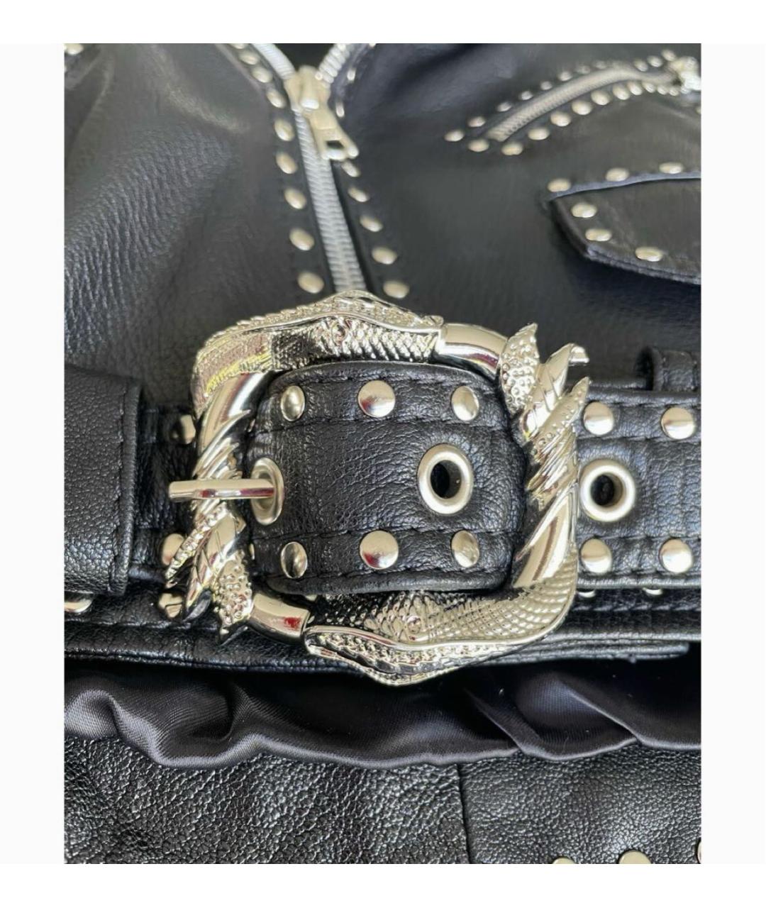 BOHEMIQUE Черная кожаная куртка, фото 3