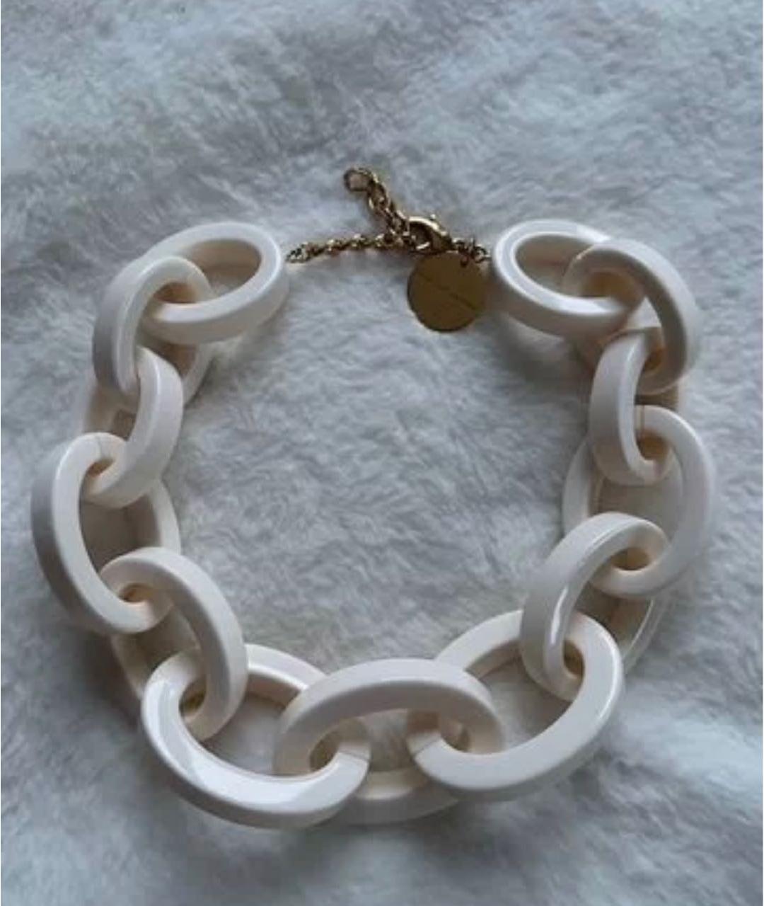 VANESSA BARONI Белое пластиковое колье, фото 3