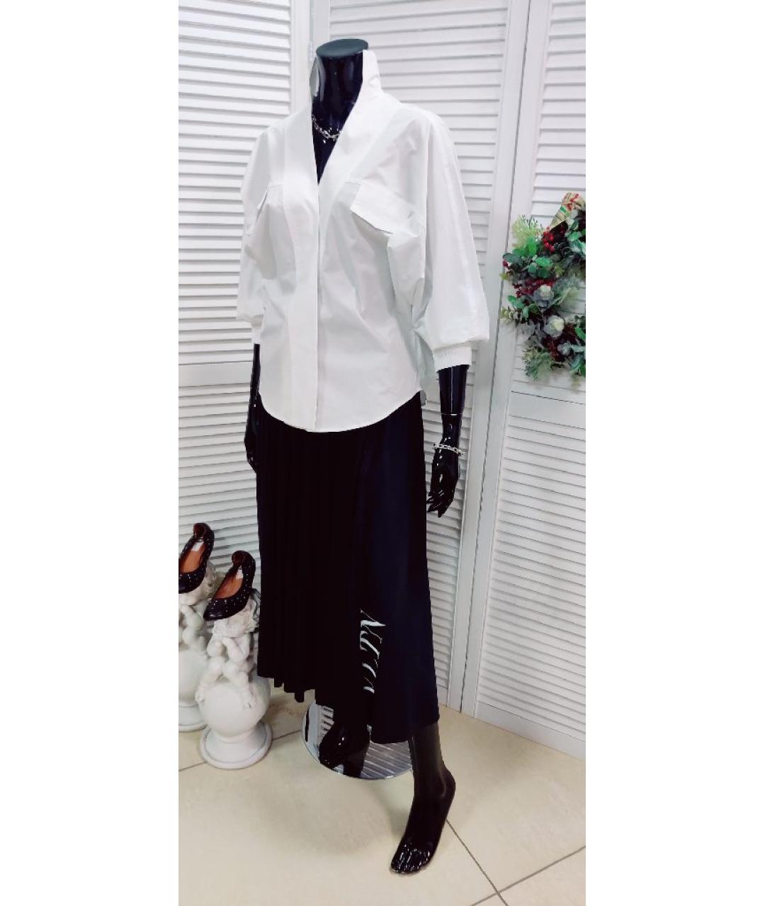 VALENTINO Черная полиамидовая юбка макси, фото 6