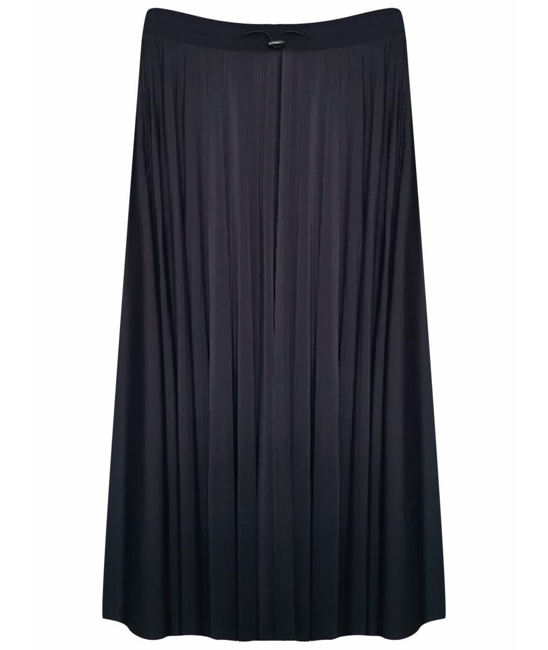 VALENTINO Черная полиамидовая юбка макси, фото 1
