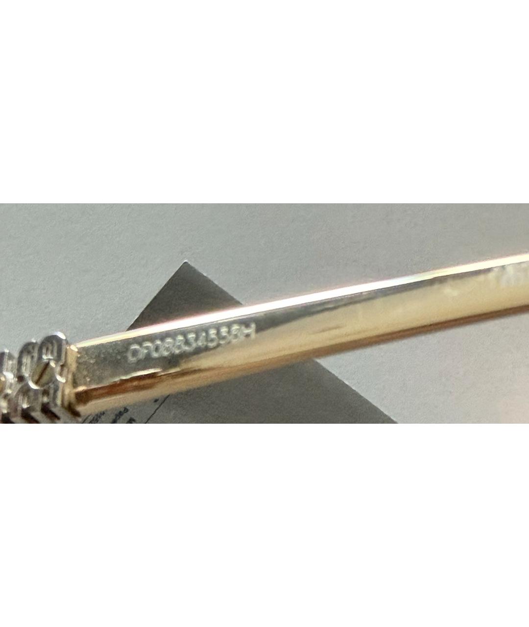 MIU MIU Коричневые металлические солнцезащитные очки, фото 6