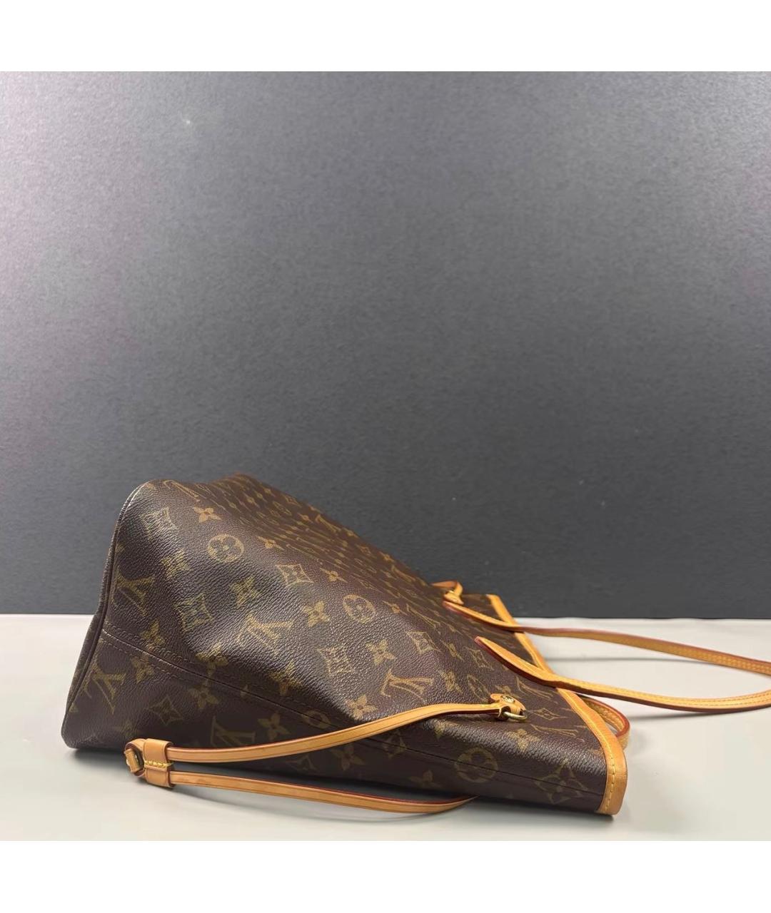 LOUIS VUITTON Коричневая сумка тоут, фото 4