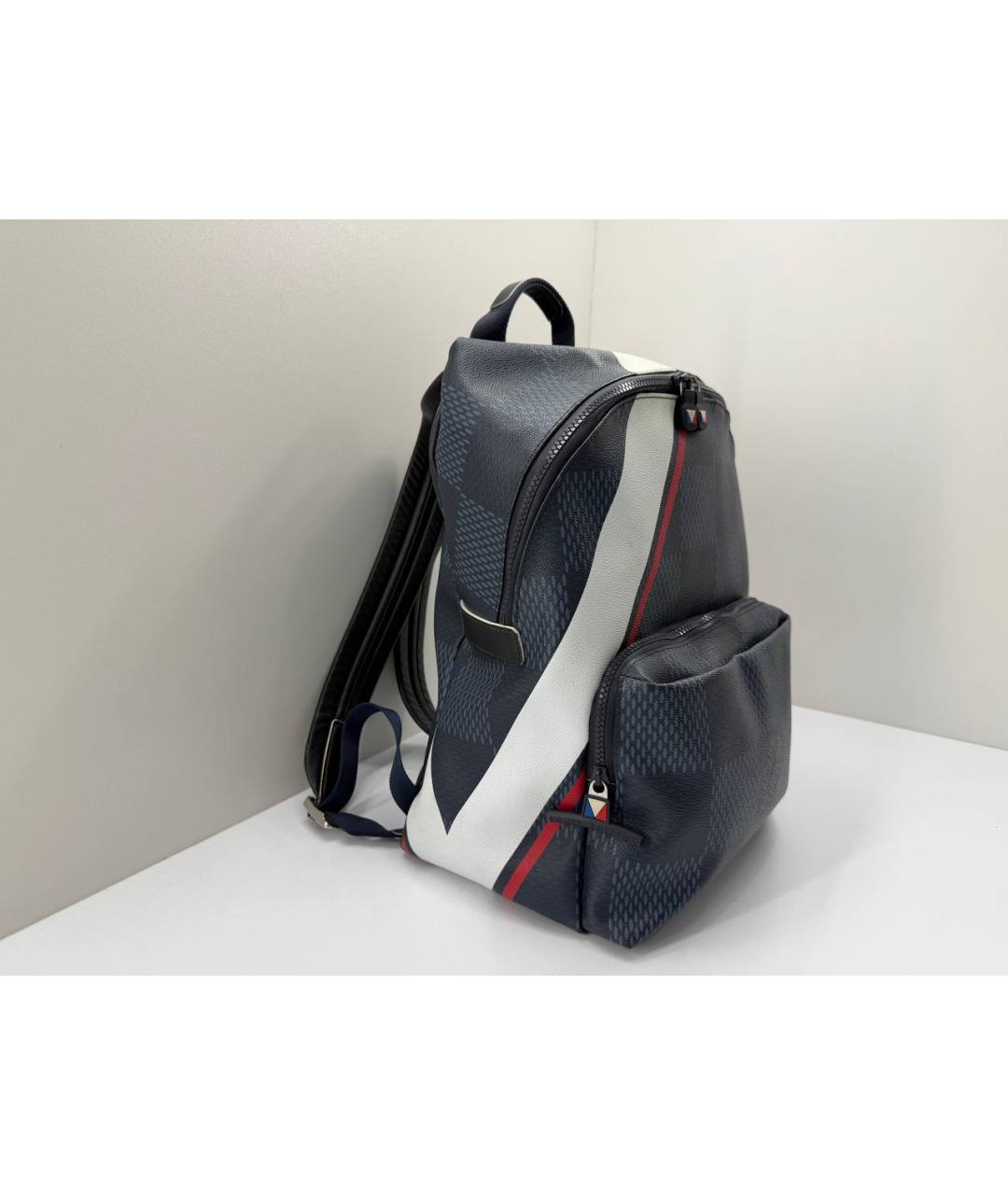 LOUIS VUITTON Темно-синий рюкзак, фото 4