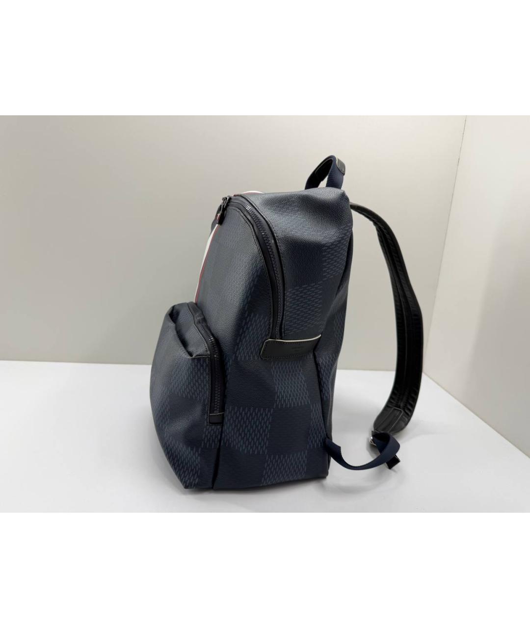 LOUIS VUITTON Темно-синий рюкзак, фото 5