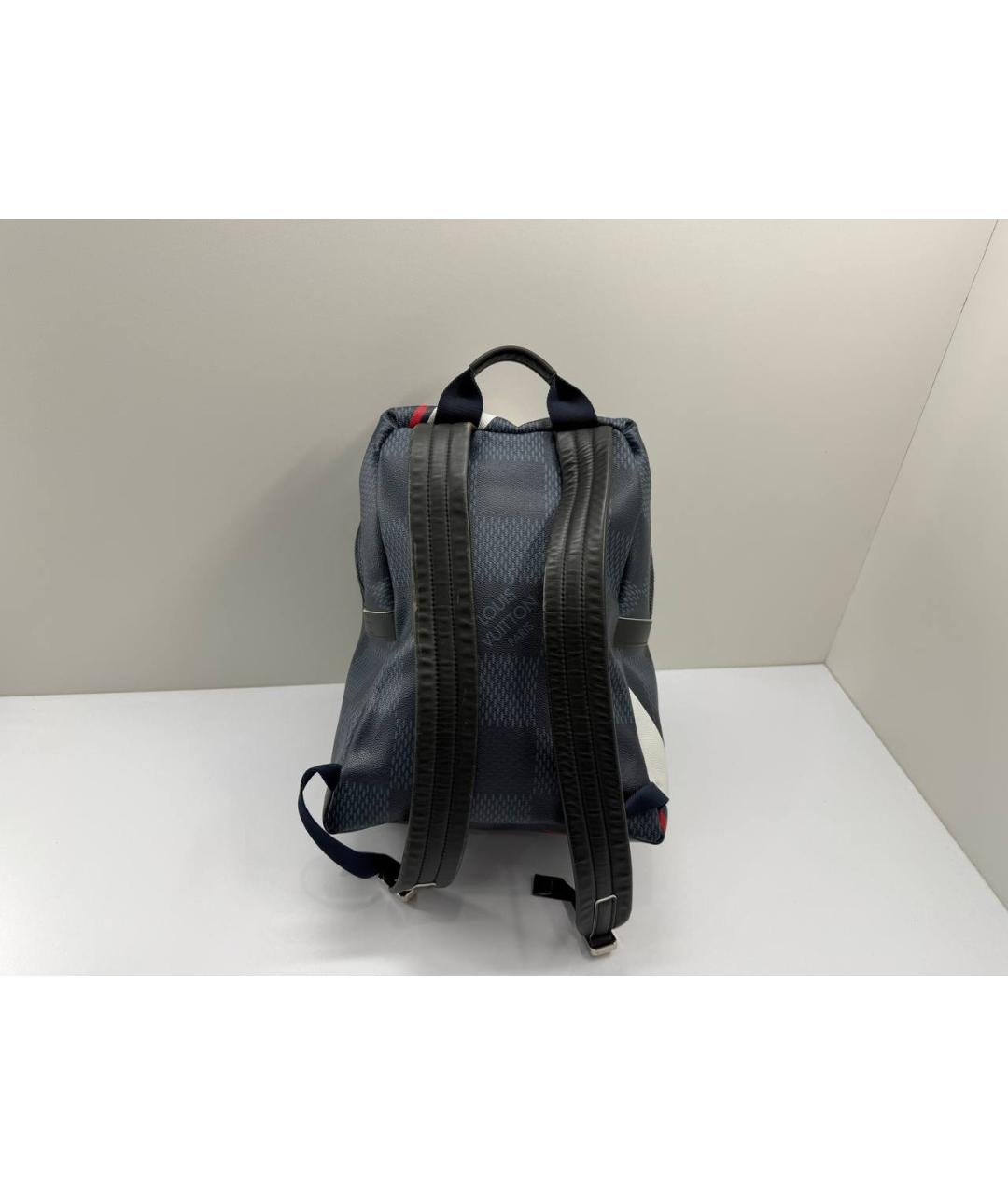 LOUIS VUITTON Темно-синий рюкзак, фото 7