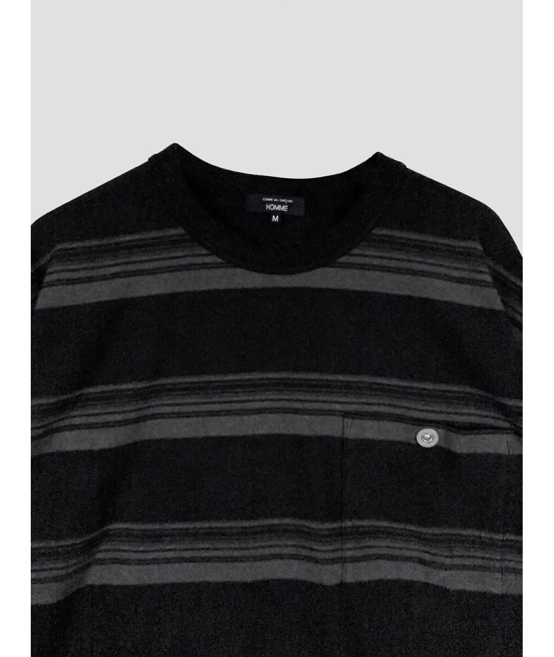 COMME DES GARÇONS HOMME PLUS Серая хлопковая футболка, фото 3