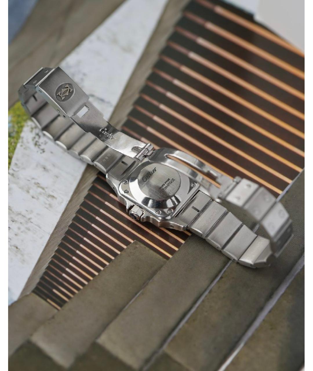 CARTIER Белые часы, фото 2