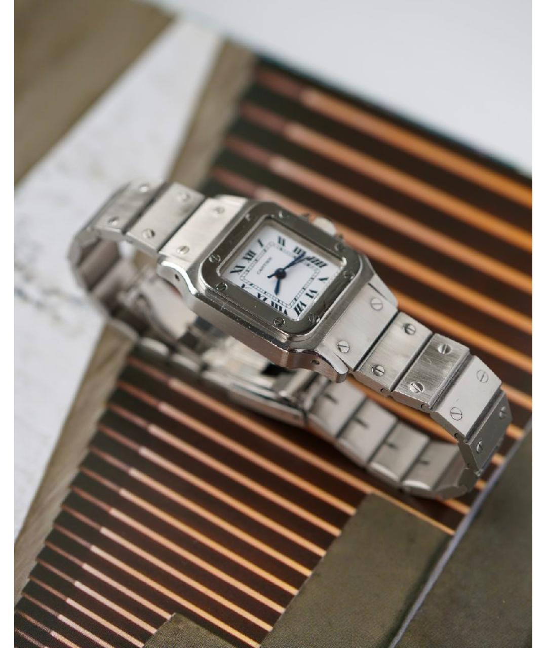 CARTIER Белые часы, фото 6