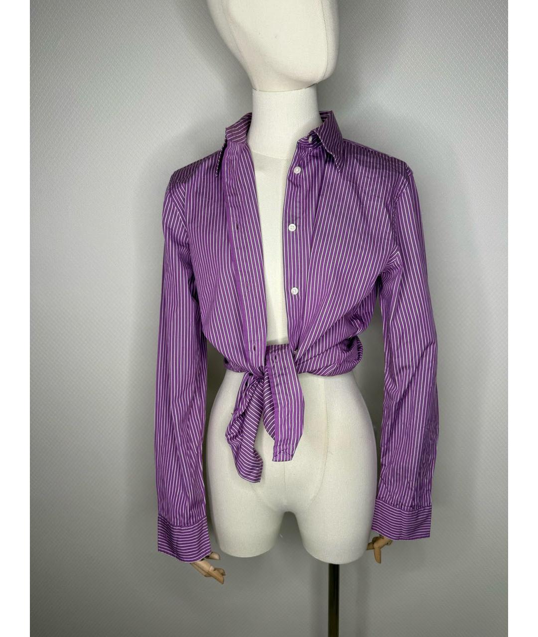 RALPH LAUREN Фиолетовая рубашка, фото 5