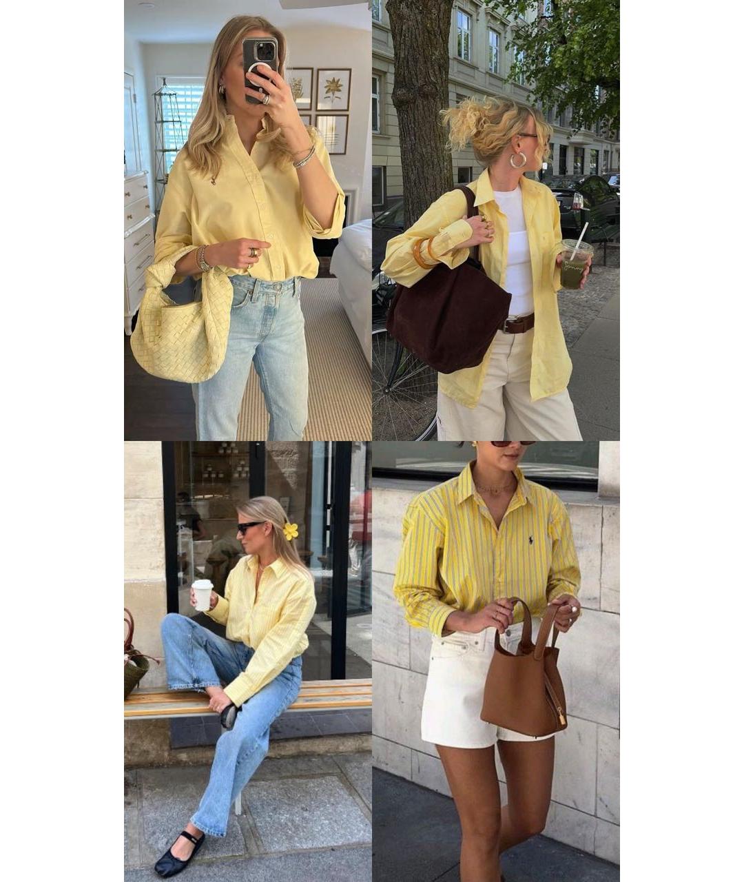 POLO RALPH LAUREN Желтая рубашка, фото 7