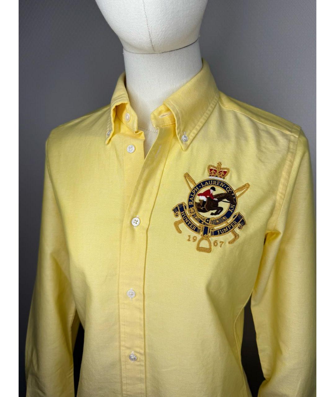 POLO RALPH LAUREN Желтая рубашка, фото 5