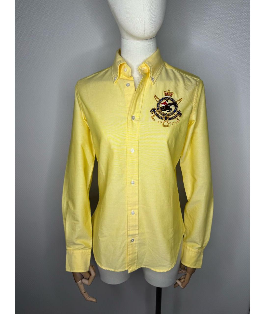 POLO RALPH LAUREN Желтая рубашка, фото 8