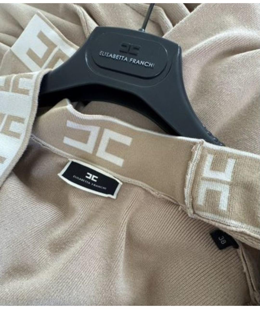 ELISABETTA FRANCHI Бежевый комбинезон, фото 6