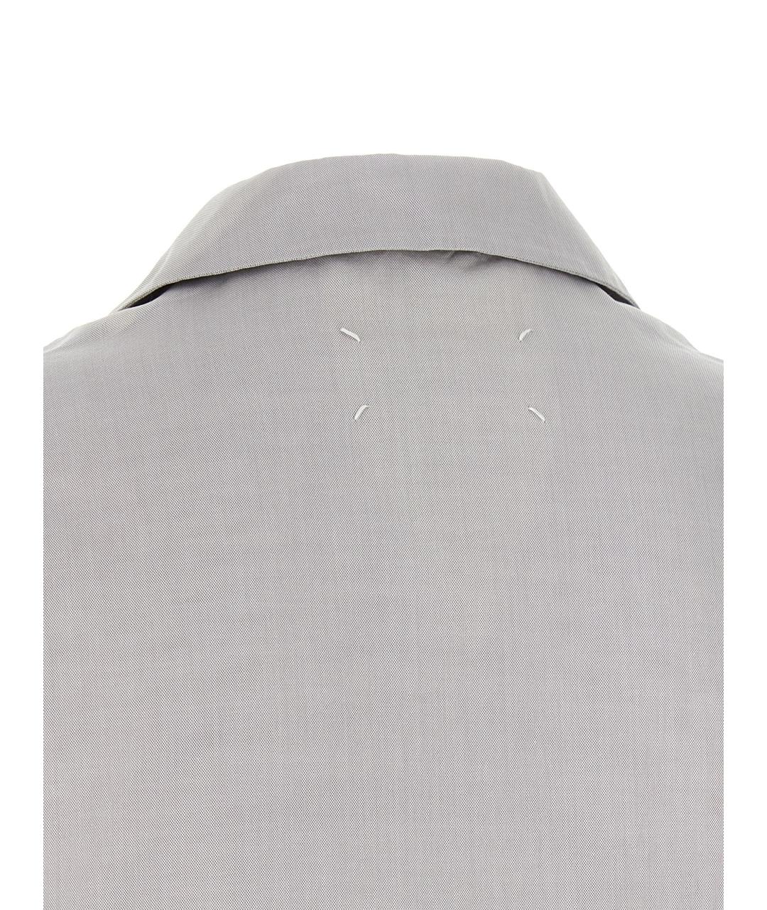 MAISON MARGIELA Серая хлопковая кэжуал рубашка, фото 3