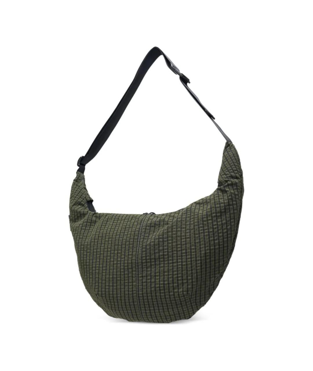 COMME DES GARÇONS HOMME PLUS Хаки тканевая сумка на плечо, фото 2