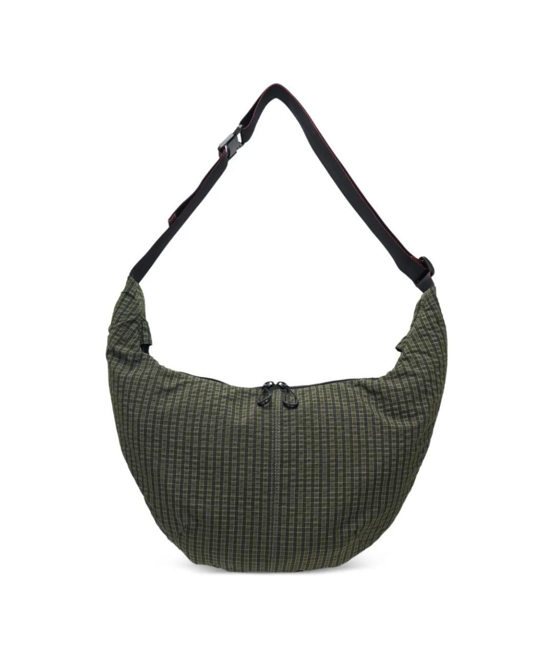 COMME DES GARÇONS HOMME PLUS Хаки тканевая сумка на плечо, фото 1