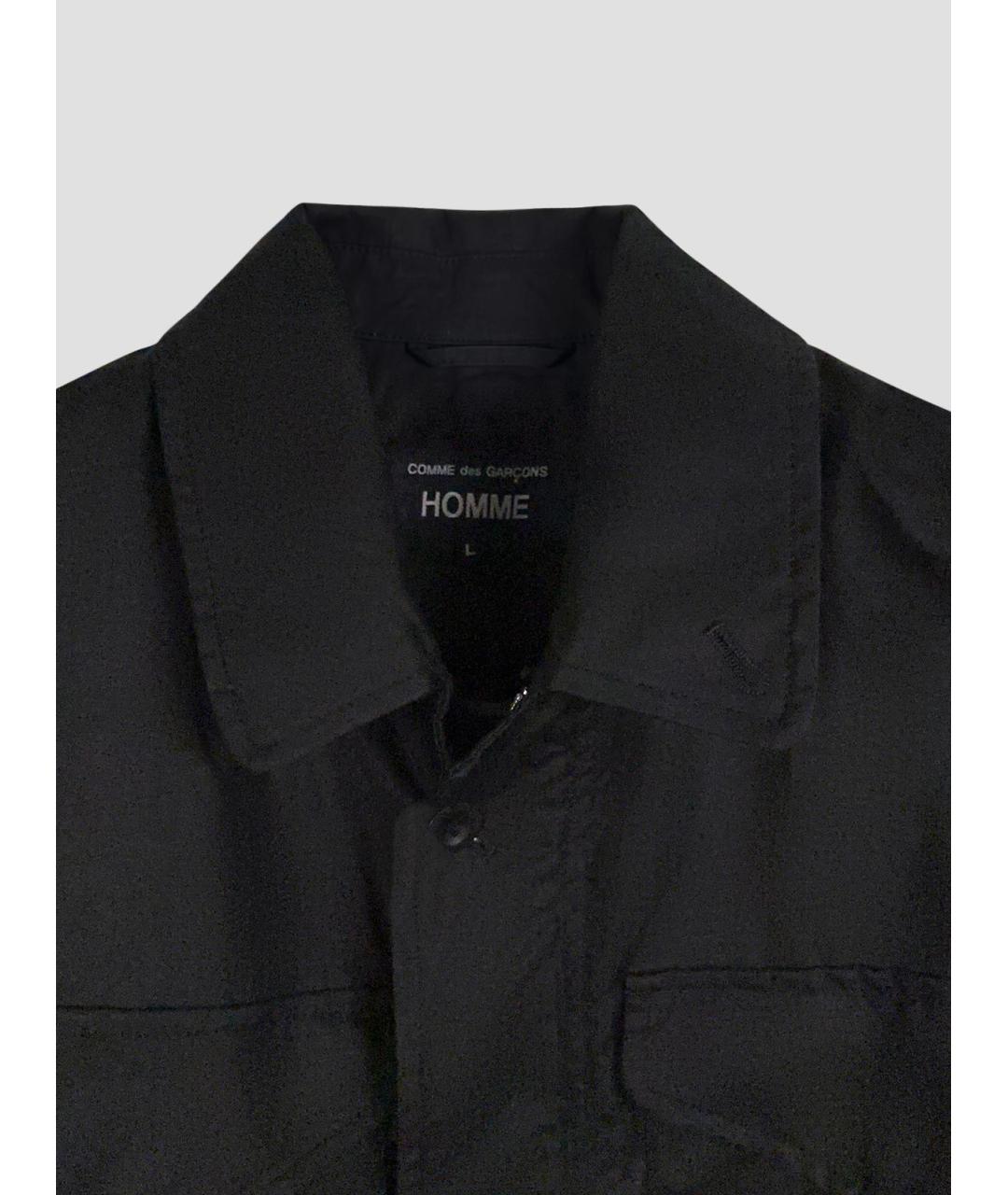 COMME DES GARÇONS HOMME PLUS Черная хлопковая куртка, фото 3