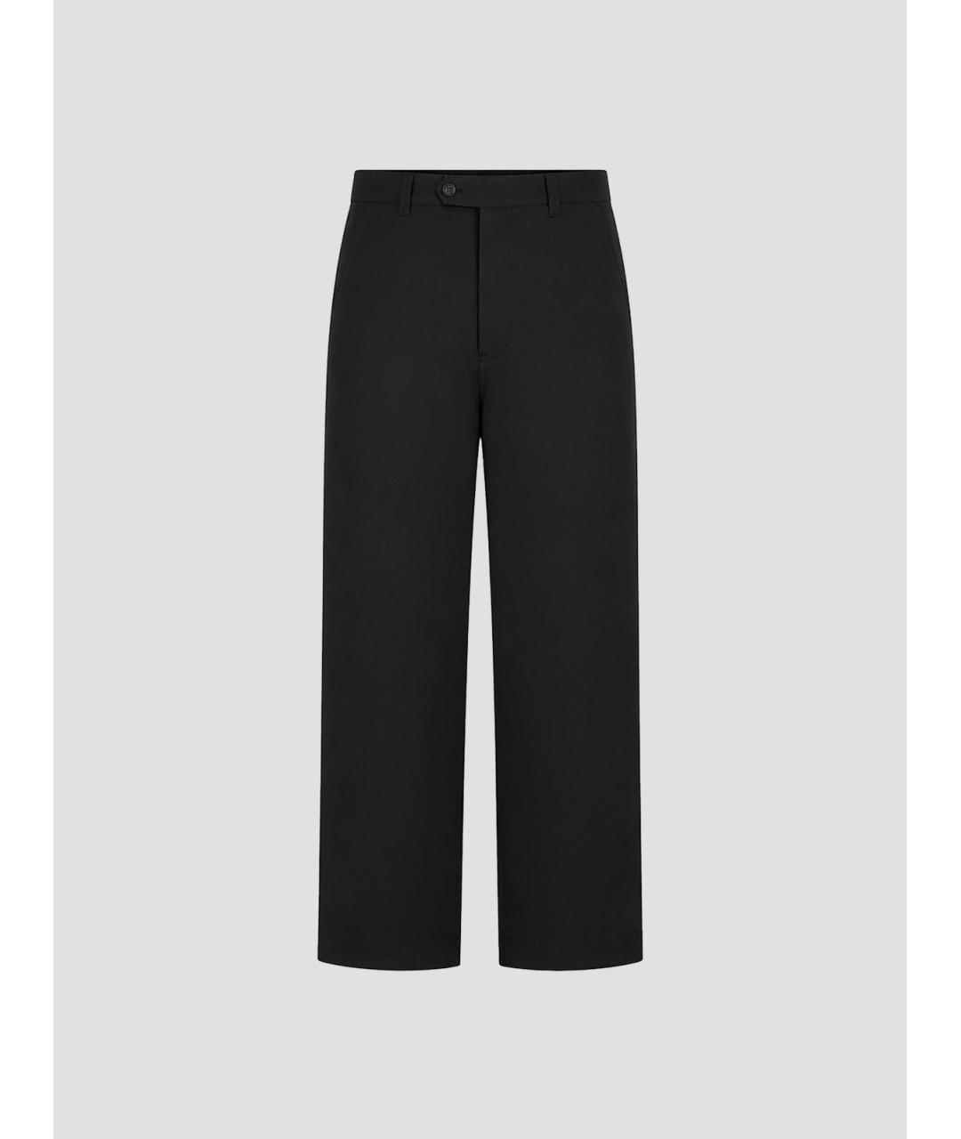 COMME DES GARÇONS HOMME PLUS Черные шерстяные классические брюки, фото 4