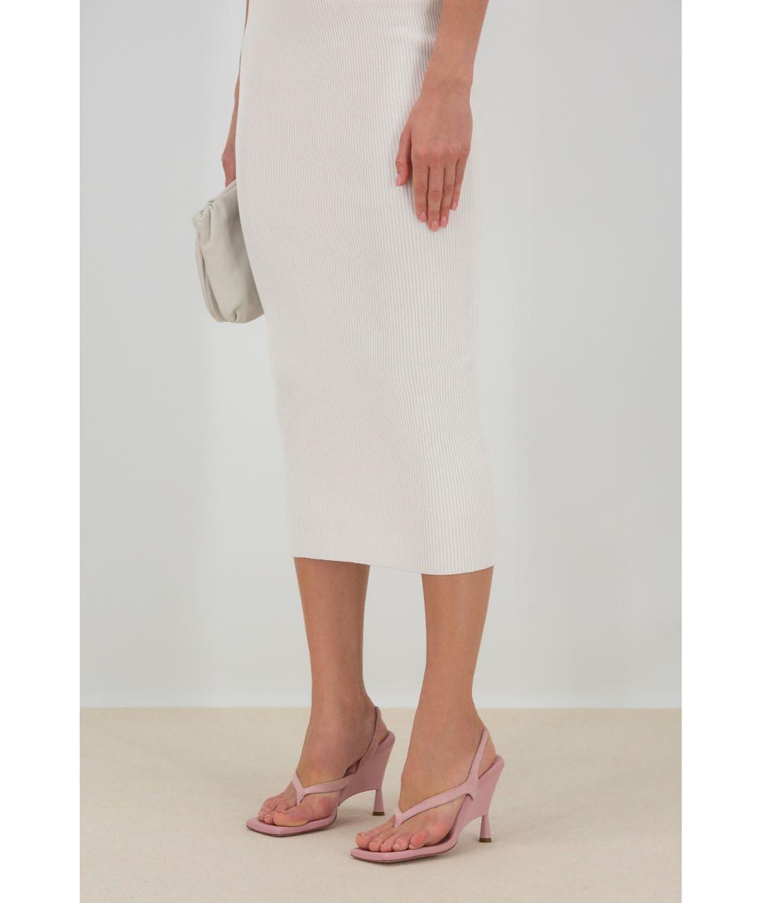 GIABORGHINI Розовые кожаные босоножки, фото 5