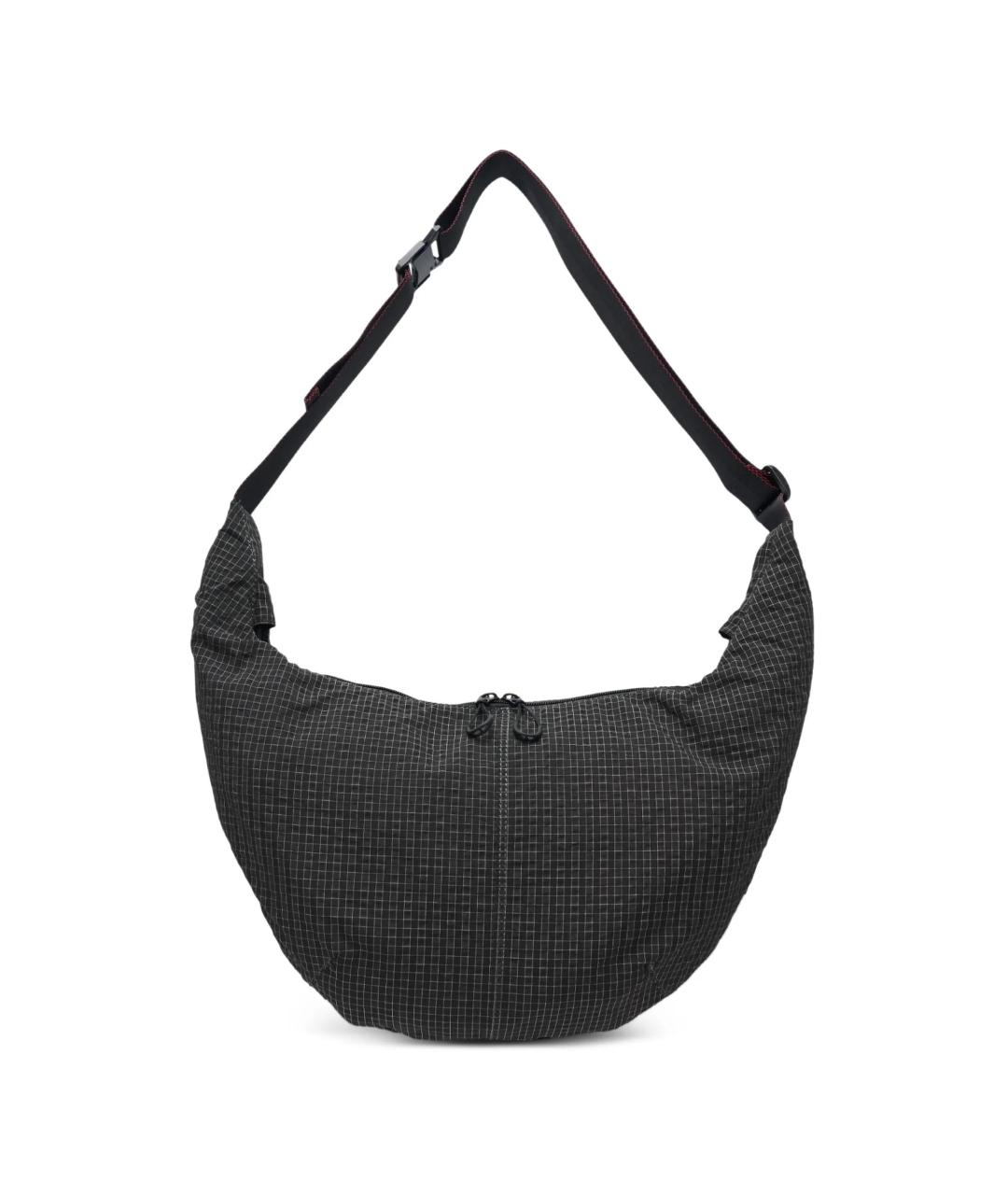 COMME DES GARÇONS HOMME PLUS Черная тканевая сумка на плечо, фото 1