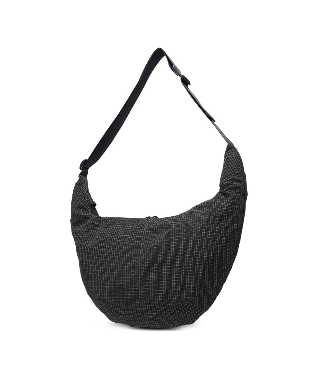 COMME DES GARÇONS HOMME PLUS Черная тканевая сумка на плечо, фото 2