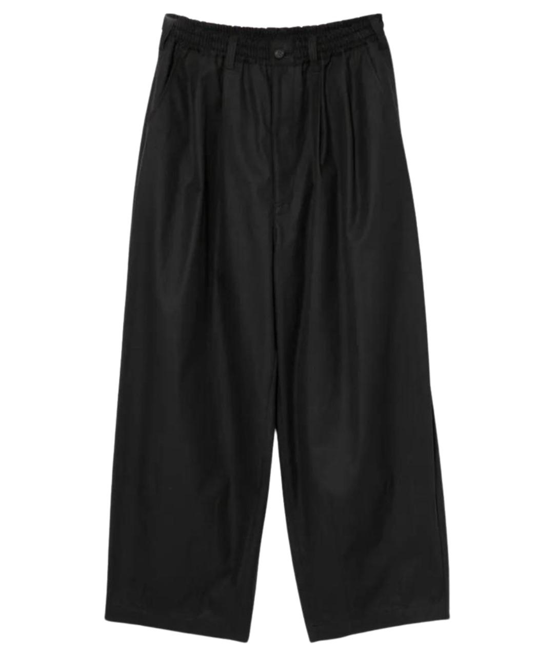 COMME DES GARÇONS HOMME PLUS Черные хлопковые повседневные брюки, фото 1